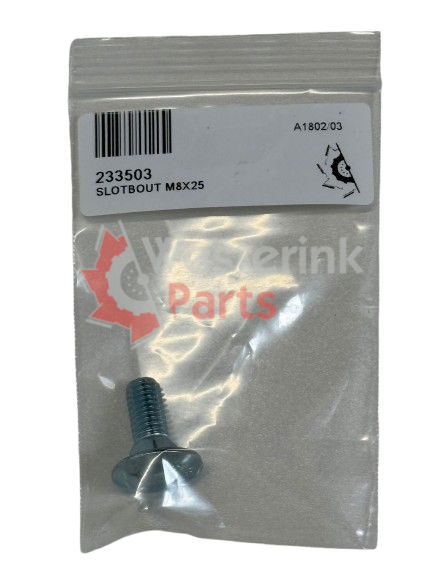 SLOTBOUT M8X25 | Westerink Parts 233503