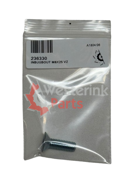 Inbusbout M8x25 Vz | Westerink Parts 236330