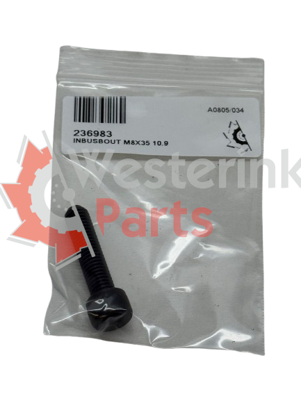 Inbusbout M8x35 10.9 | Westerink Parts 236983