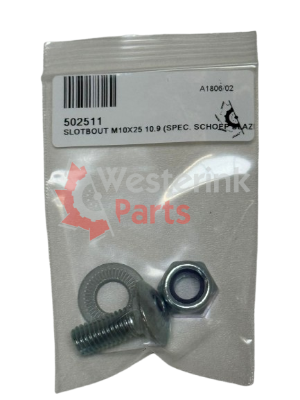 SLOTBOUT M10X25 10.9 (SPEC. SCHOEP BLAZE | Westerink Parts 502511