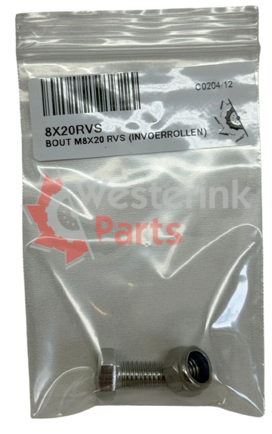 Edelstahlschraube M8x20 (Einzugwalzen)